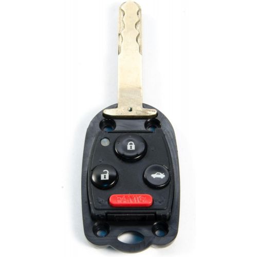  [아마존베스트]STAUBER Best Honda Key Shell Replacement for Accord, Ridgeline, Civic, and CR-V - KR55WK49308, N5F-A05TAA, N5F-S0084A - NO Locksmith Required Using Your Old Key and chip! - Black