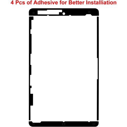  [아마존베스트]S-Union New Replacement Touch Screen Digitizer for Amazon Kindle Fire 7 5th SV98LN 7 Black (Comes with Tools and Adhesive)