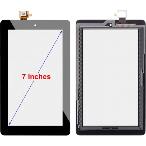  [아마존베스트]S-Union New Replacement Touch Screen Digitizer for Amazon Kindle Fire 7 5th SV98LN 7 Black (Comes with Tools and Adhesive)