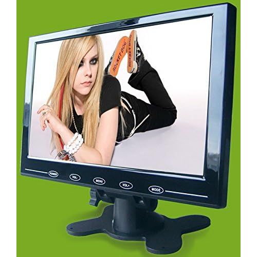  [아마존베스트]SallyBest - Expand Your Horizons SallyBest 7 Ultra Thin HD 800*480 TFT Color LCD Screen 2 Video Input Car Rear View Headrest Monitor DVD VCR Monitor with Remote Control and Touch Button