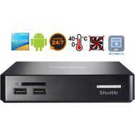 [아마존베스트]Shuttle XPC Nano NS02A Digital Signage Solution with Pre-Installed Digital Signage Software  DS Creator, 2GB DDR3L RAM, 16GB eMMC Storage, Android 8.1