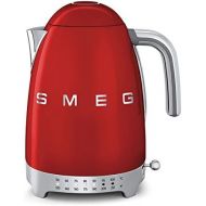 Smeg KLF02RDUS 50s Retro Style Variable Temperature Kettle, Red