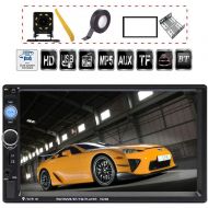 [아마존베스트]TDYJWELL 7 inch Double Din Touch Screen Car Stereo Upgrade The Latest Version MP5/4/3 Player FM Radio Video Support Backup Rear-View Camera Mirror Link