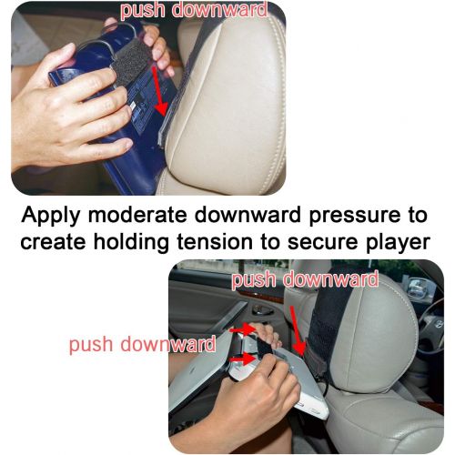  [아마존베스트]TFY Universal Car Headrest Mount Holder for Portable DVD Player