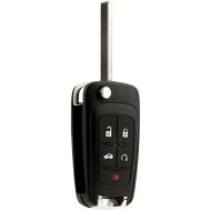 [아마존베스트]Key Fob fits 2010-2017 Buick Allure Encore Lacrosse Regal Verano / Chevy Camaro Cruze Equinox Impala Malibu Sonic / GMC Terrain Keyless Entry Remote Flip 2010 2011 2012 2013 2014 2