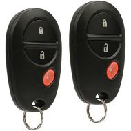 [아마존베스트]Key Fob Keyless Entry Remote fits Toyota Tacoma Tundra Sienna Sequoia Highlander (GQ43VT20T), Set of 2