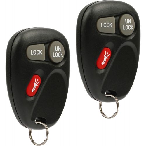  [아마존베스트]2 Keyless Entry Remote Key Fob - 3 Button