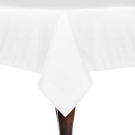 Brand: Ultimate Textile Ultimate Textile -3 Pack- 48 x 72-Inch Rectangular Polyester Linen Tablecloth, White