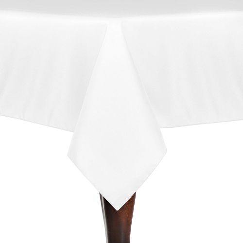  Brand: Ultimate Textile Ultimate Textile -3 Pack- 48 x 72-Inch Rectangular Polyester Linen Tablecloth, White