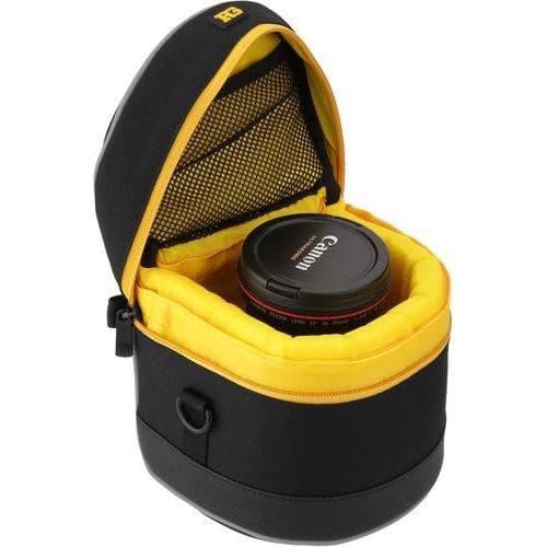  Ruggard Lens Case 4.75 x 4.5 (Black)(2 Pack)