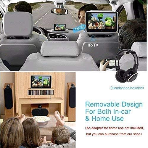  [아마존베스트]Vk 10.1 Inch HD Digital Multimedia Monitor Super-thin Car Headrest Dvd Player With Ir headphone and HDMI Port and Remote Control USB And SD