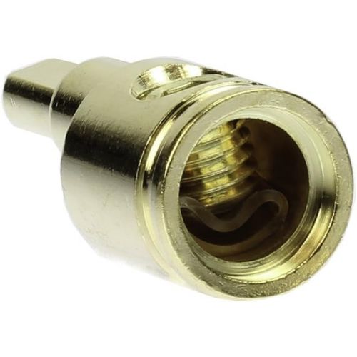  [아마존베스트]Pair (2) Car Audio 1/0 Gauge to 4 Gauge Amp Input Gold Reducers