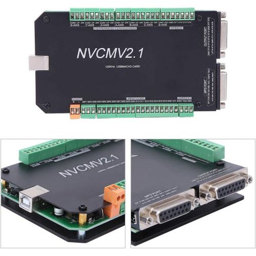 Wal front MACH3 Motion Card NVCM 5 Axis USB CNC Controller Interface Board Card for Stepper Motor