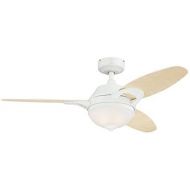 Westinghouse 7869100 46 White Three Blade Reversible Ceiling Fan With Light - 2 Pack