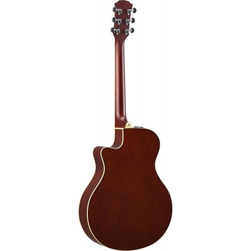 야마하 Brand: YAMAHA Yamaha APX600 NA Thin Body Acoustic-Electric Guitar, Natural