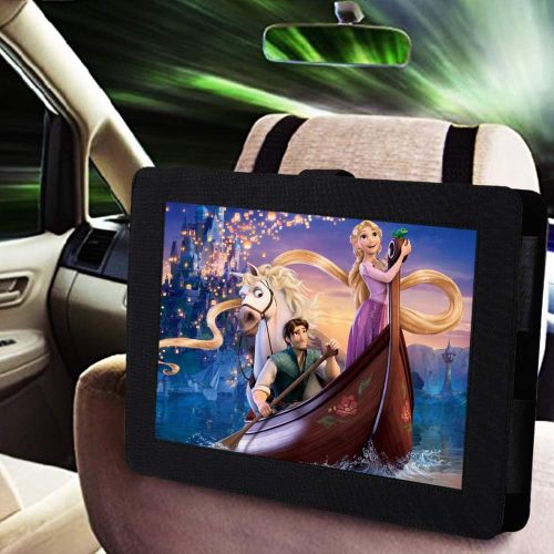  [아마존베스트]YOOHOO Tablet Car Headrest Mount Holder for Swivel & Flip Style Portable DVD Player (14 inch)