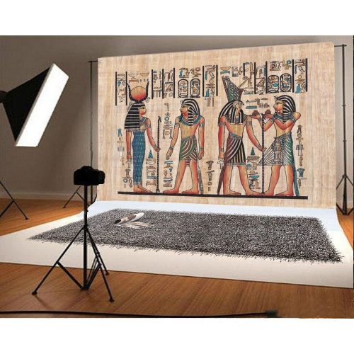  Yeele 10x8ft Ancient Egyptian Mural Photography Backdrop Old Fresco Wall Painting Background for Pictures History Religion Culture Civilization Heritage Photo Booth Shoot Vinyl Stu