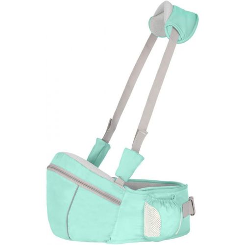  Brand: ZHOUHUAW ZHOUHUAW Baby Hip Seat Carrier, Inner Huge Storage, Adjustable Buckle Strap, Ergonomic Lightweight Baby Waist Seat, for 0-24 Month Baby