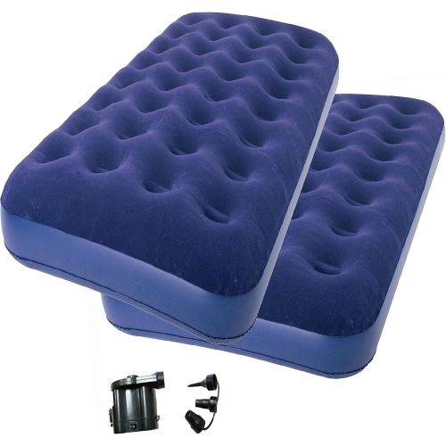  Brand: Zaltana 2-Piece of Zaltana Twin Size Air Mattress with DC air Pump (Battery not Included) Combo (AMNx2+APD)