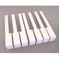 Brand: bangdan piano ok German White Piano Keytops, Full Set of Piano Keytops with Fronts for Replacement