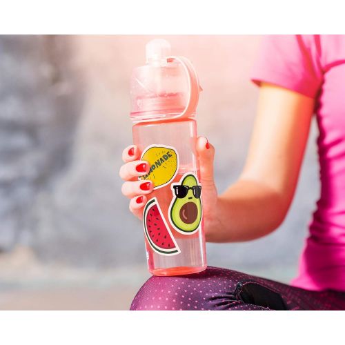  [아마존베스트]Carecreation Stickers for Water Bottles Big 30-Pack Cute,Waterproof,Aesthetic,Trendy Stickers for Teens,Girls Perfect for Waterbottle,Laptop,Phone,Travel Extra Durable 100% Vinyl