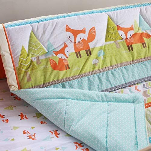  Brandream Crib Bedding Sets for Boys with Bumpers Nursery Jungle Baby Bedding Crib Set, Elephant Monkey 9PCS, Unisex