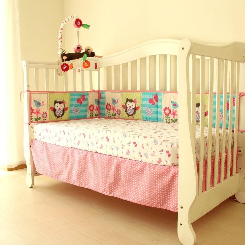  Brandream Crib Bedding Sets for Boys with Bumpers Nursery Jungle Baby Bedding Crib Set, Elephant Monkey 9PCS, Unisex