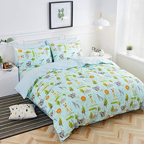  Brandream Boys Bedding Sets Cars Bedding 100% Cotton Duvet Covers Set 3-Piece Queen Size (No Comforter Included)