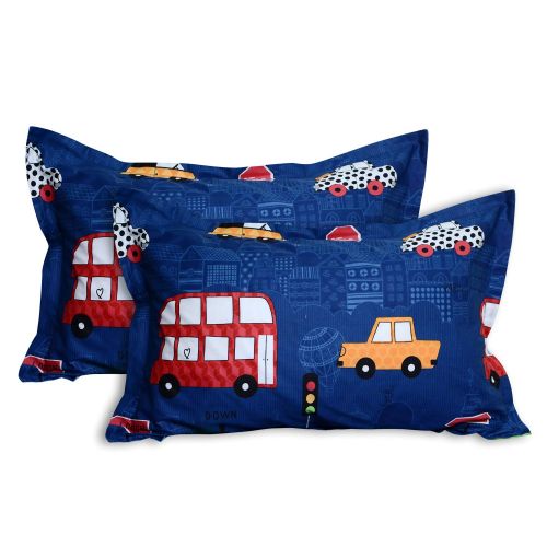  Brandream Boys Bedding Sets Cars Bedding 100% Cotton Duvet Covers Set 3-Piece Queen Size (No Comforter Included)