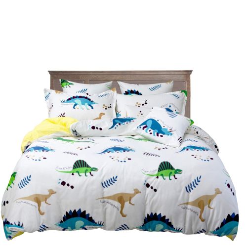  Brandream Boys Bedding Sets Cars Bedding 100% Cotton Duvet Covers Set 3-Piece Queen Size (No Comforter Included)