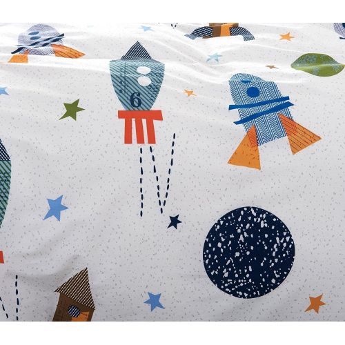  Brandream Boys Bedding Sets Cars Bedding 100% Cotton Duvet Covers Set 3-Piece Queen Size (No Comforter Included)