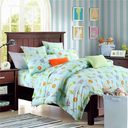  Brandream Boys Bedding Sets Cars Bedding 100% Cotton Duvet Covers Set 3-Piece Queen Size (No Comforter Included)