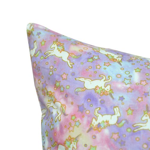  Brandream Pink Lavender Unicorn Bedding Sets Queen Size Girls Unicorn Sheets 100% Cotton Bed Sheet Set Deep Pocket 18 Inch(1 Top Sheet + 1 Fitted Sheet + 2 Pillowcases)
