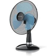 Brandson - Tischventilator 30cm - Tisch Ventilator mit 3-Leistungsstufen - Leistungsaufnahme 40W - angenehmes Betriebsgerausch - Neigungswinkel ca. 30 Grad - Oszillation ca. 85 Gra