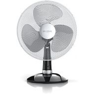 [아마존베스트]Brandson - Tischventilator 30cm - Tisch Ventilator mit 3-Leistungsstufen - Schreibtischventilator oszillierend - klein und leise - 40W - Neigungswinkel ca. 30