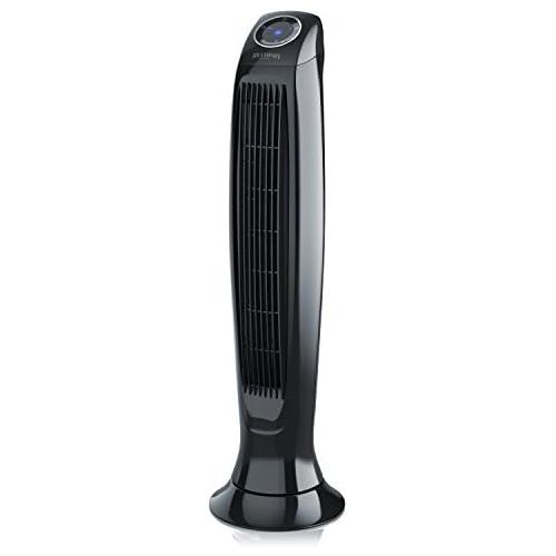  [아마존베스트]Brandson Tower Fan With Remote Control, Column Fan, Incl. Oscillation - 86 cm - 60 W - 3 speed settings - low, medium, high - timer - LED display - quiet operating noise, black, B0