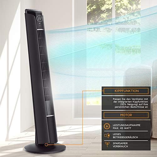  [아마존베스트]Brandson 72230334772 Tower Fan, black, 722303587854