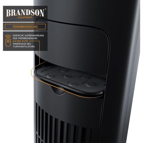  [아마존베스트]Brandson 72230334772 Tower Fan, black, 722303587854