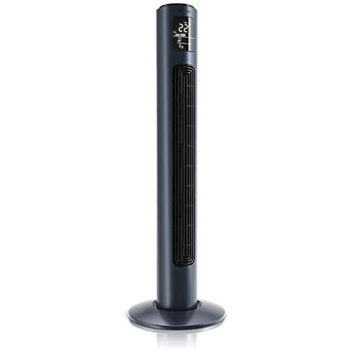  [아마존베스트]Brandson Tower Fan with Remote Control  Oscillating Tower Fan  96 cm  Fan with 3 Speed Settings  Timer  60° Oscillation, blue, 722303814