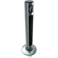 [아마존베스트]Brandson 2020 Model - Tower Fan with Remote Control and 60° Oscillation - Pedestal Fan - Column Fan - 96 cm - 3 Speed Levels - GS Certified, silver, 722303813