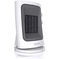 [아마존베스트]Brandson - Fan heater with Two Power Levels - Bathroom Fan Heater Energy-Saving Quiet - Continuous Temperature Control - Ceramic Heating Element - Thermal Fuse - Heating Heater - W