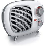 [아마존베스트]Brandson - Fan heater with two power settings - fan heater bathroom energy-saving quiet - continuous temperature control - ceramic heating element - thermal fuse - heating heater -