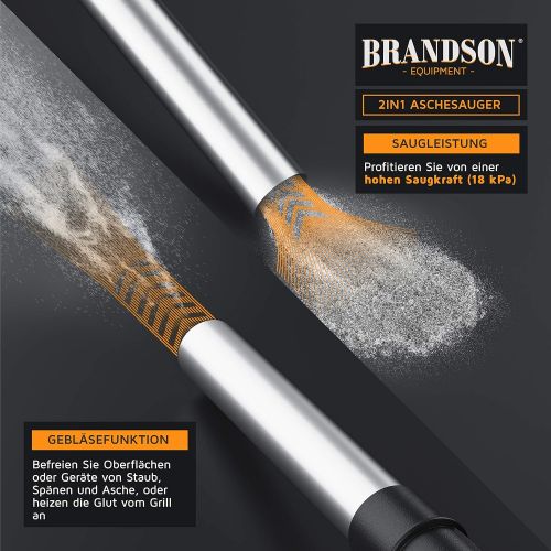  Brandson 2 in 1 Ash Vacuum Cleaner Fireplace Vacuum Cleaner