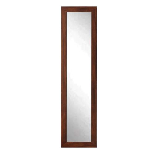  BrandtWorks AZBM61Skinny Modern Mocha Brown Slim Floor Mirror 19.5 x 53