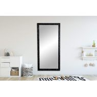 BrandtWorks, LLC AZ-AV49TALL Shadow Falls Floor Mirror 32.5 x 66 Black/Tan