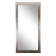 BrandtWorks Silver Designs Framed Floor Leaning Tall Mirror 32x 71