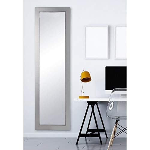  BrandtWorks BM7THIN Silver Lined Full Length Mirror 70.5 x 21, Aged