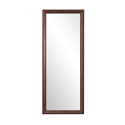  BrandtWorks, LLC AZBM085NM Framed Non Beveled Leaning Mirror 24.5 x 69.5 Aged Silver