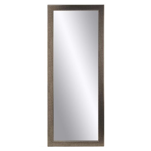  BrandtWorks, LLC AZBM005NM Framed Non Beveled Leaning Mirror 25.5 x 70.5 Scratched Black