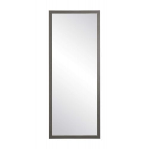  BrandtWorks, LLC AZBM071NM Framed Non Beveled Leaning Mirror 23 x 68 Dark Gray